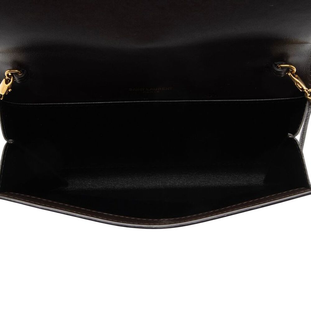 Saint Laurent Patent Leather Monogram Uptown Chain Wallet - Picture 7 of 11
